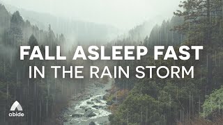 Fall Asleep FAST - Relaxing Rain Sounds: Abide Sleep Meditation