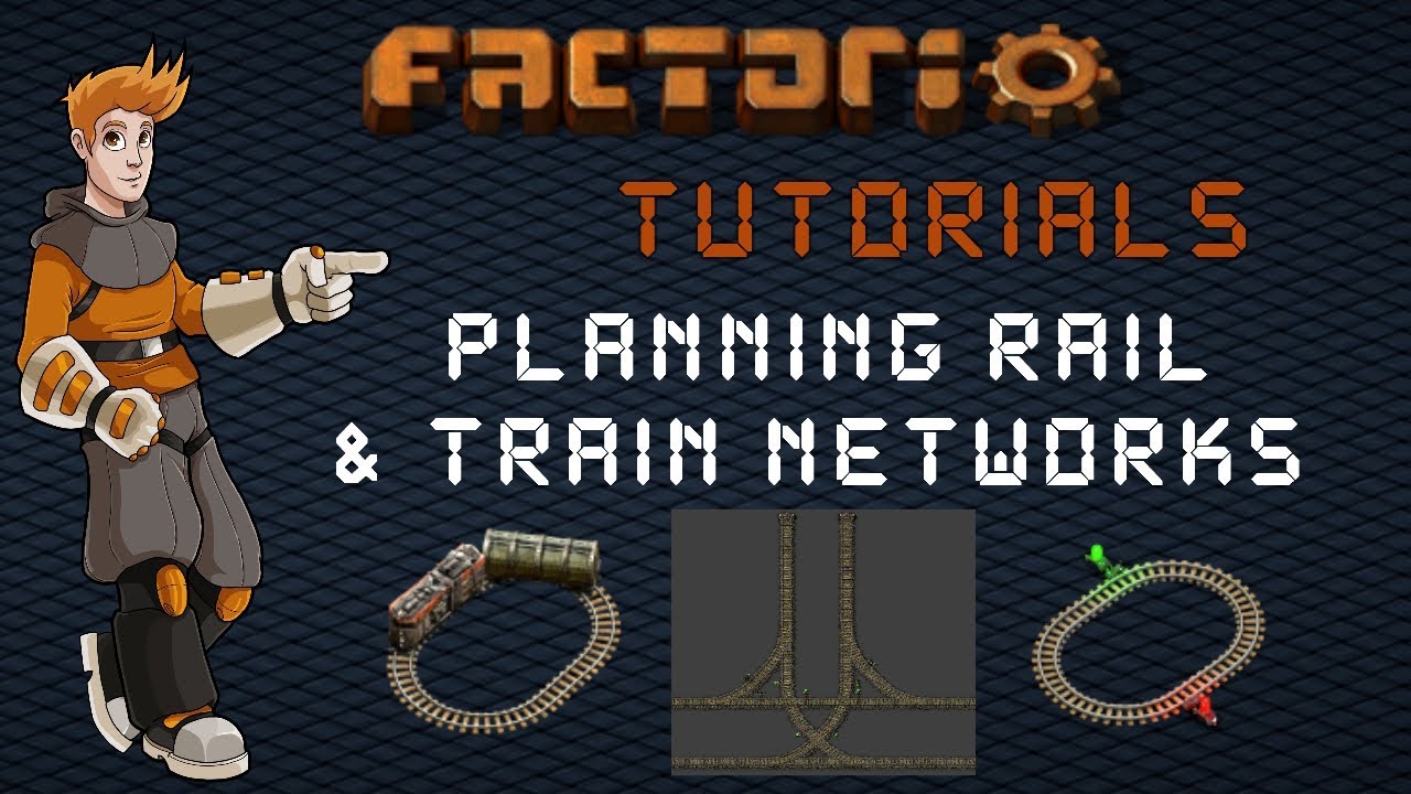 Factorio Train Tutorial Planning A Rail Network Junction Spacing