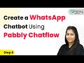How to Create a WhatsApp Chatbot Using Flow Builder | Pabbly Chatflow Tutorial