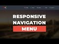 Responsive Menu Navigation Using HTML CSS & JQuery