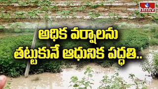 అధిక వర్షాలను తట్టుకునే ఆధునిక పద్ధతి.. | hmtv Agri