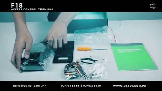 Unboxing of F18 Access Control terminals | ZKTECO | USTDI