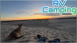 Desert RV Camping in Texas 🏜️ | INDIAN IN USA | Exploring Monahans Sandhills State Park