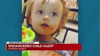 Endangered Child Alert issued for Sumner County toddler