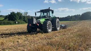 Deutz Agrostar DX 6.38 mit 3m Mulchgrubber