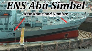 ENS Abu Simbel in Cammell Laird Dry Dock