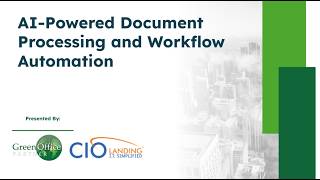 Webinar: AI-Powered Document Processing and Workflow Automation
