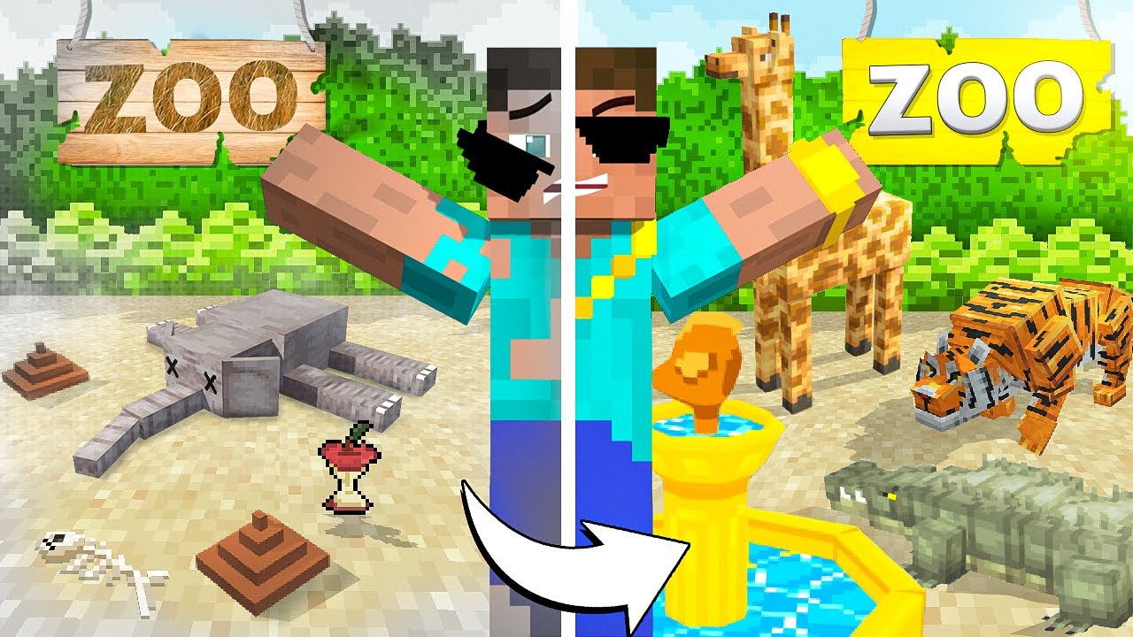 I Opened A Zoo In Minecraft Youtube