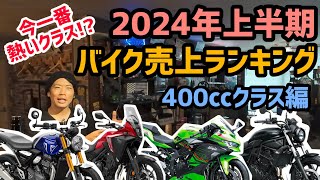 新車種続々！2024年上半期バイク売上ランキング！400ccクラス編！