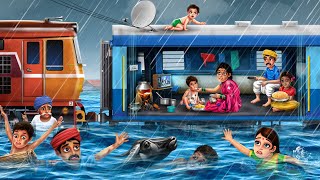बारिश में गरीब - Garib Poor in the Rain Story | Hindi Moral Stories Kahaniya | Maja Dreams TV Hindi