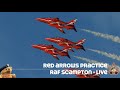 Red Arrows Special Live Show - Red Arrows Synchro Pair Practicing at RAF Scampton 20.02.23 #raf