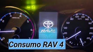 Consumo de coche gasoil  Toyota Rav4 2018 150 AWD Advance SUV Todoterreno Prueba en Autopista Diesel