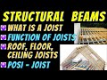 IDENTIFY JOISTS BEAM (EXPLAINED) STRUCTURAL BEAMS