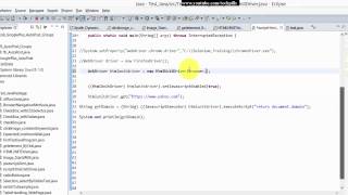 Selenium with JAVA - Verify your scripts using different versions of web browsers - HTMLUnitDriver