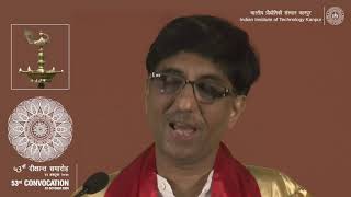 Prof Abhay Karandikar, Director, IIT Kanpur convocation speech