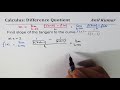 1 Find slope of tangent line to reciprocal function at x equal 2