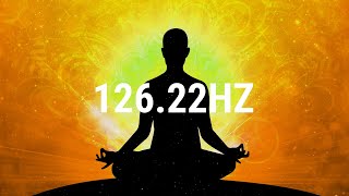 Solar Plexus Chakra 126.22 Hz Pure Tone | Manipura | The Platonic Frequencies | Meditation Sounds