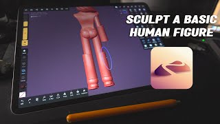 How to make a basic human figure  / Nomad Sculpt Tutorial