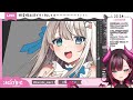 【 お絵描き配信】初見さん大歓迎！skebの凪乃ましろちゃん描くよ【 新人vtuber 紅灯まり】