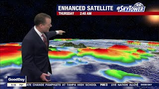Tropical Depression Fred: Thursday morning forecast update