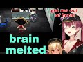 Houshou Marine Got Her Brain Destroyed While Flare Enjoy It | Animal Crossing [Hololive/Eng Sub]