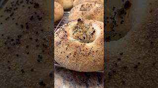 Sourdough Bialy #sourdough #homemadebread #bialy