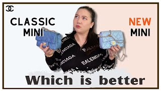 Which To Choose: Chanel Classic Mini Denim vs. Chanel New Mini Iridescent Caviar | My First Luxury