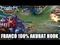 FRANCO 100% AKURAT HOOK 🤣 - GAMEPLAY FRANCO || MOBILE LEGENDS