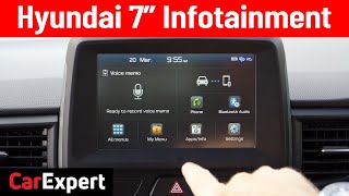 7.0-inch: 2020 Hyundai Infotainment detailed review with Apple CarPlay/Android Auto | 4K CarExpert