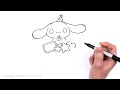 how to draw cinnamoroll birthday cake 🎂 sanrio