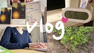 eng) Freelancer vlog | 5:30am morning routine, translator, tutoring, reading, book unboxing