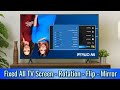 How Do I Fix The LED TV Screen Upside Down | How To Flip, Rotate, or Mirror The Screen In Any TV