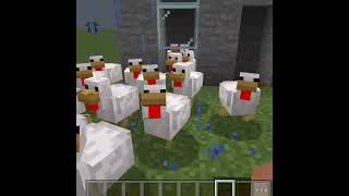 ONE SUBSCRIBE FOR CHICKEN l #shorts #minecraft