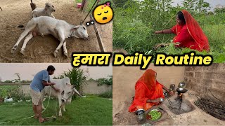 Living Village Lifestyle 😊 | Cowsblike Family | Daily Routine | Prithu-Prabha-Ganga