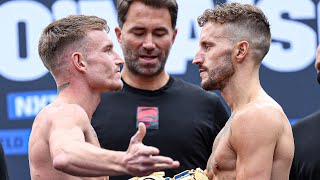 Dalton Smith vs Sam O'Maison • FULL WEIGH-IN & FACEOFF • Eddie Hearn & DAZN Boxing