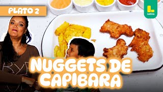 Nuggets en forma de capibara y papas fritas ondeadas | El Gran Chef Famosos 🍪✨