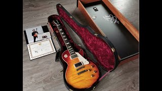 Gibson Les Paul Standard #1 Jimmy Page Aged \u0026 Signed In Detail Upclose Tom Murphy Aged