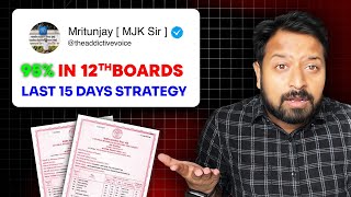 60% to 95% In 12th CBSE Board 🚨|15 Days Masterplan🔥