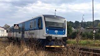 Regionova České Dráhy train ČD class 814 diesel