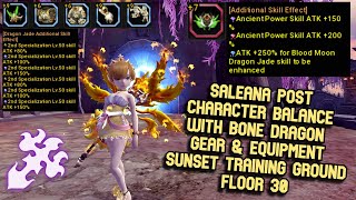 Saleana Post Balancing With Bone Dragon Gear Sunset Training Ground F30 2nd Specialization Build