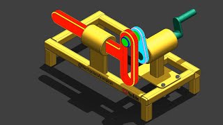 (18/1000)🔝Mechanical mechanism animation 4K #mechanical #mechanism #animation #gear #solidworks