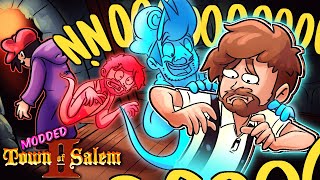 CURSED SOUL IS HILARIOUS! | The KING Joins the Coven! (Better Town of Salem 2 w/ Friends)