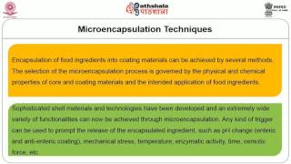 Micro Encapsulation
