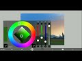 ibispaintx easy tutorial for beginners how to draw beautiful landscape digital art on phone