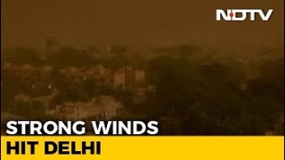 Rain, Dust Storm Hit Delhi With Strong Winds, 27 Flights Diverted