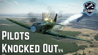 Pilots Getting Shot and Knocked Out - Epic Crash Compilation IL2 BoS Great Battles V4 Flight Sim