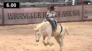 Kade Madsen Bareback Riding on Day 4 at Junior NFR