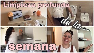 🧹LIMPIEZA PROFUNDA de la SEMANA 🧹 // Limpia Conmigo // HOGAR