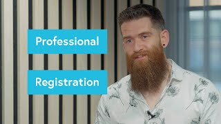 Adam Wright shares his Professional Registration Journey