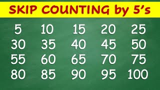 Skip Counting by 5 | Skip Count by 5 to 100